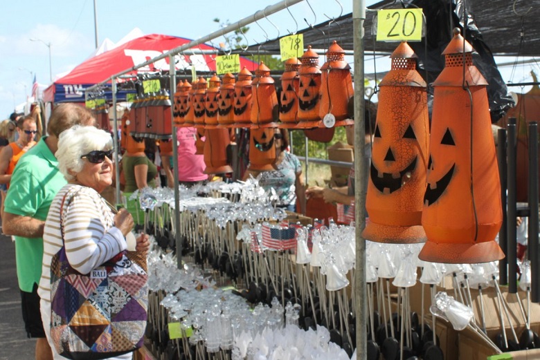 Doris Caranage, of Kennett’s Square, PA, and Sea Isle City, is shown at the Seaside Market during Sea Isle’s annual Fall Family Festival. 
