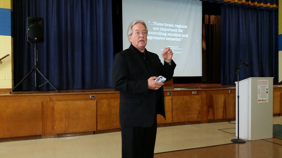 Nationally recognized speaker and health expert John Kriger told senior citizens to safeguard their prescription drugs to make sure they aren't stolen by their grandchildren.