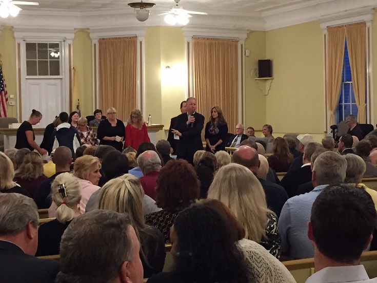 It was a packed house at the old Cape May County Court House