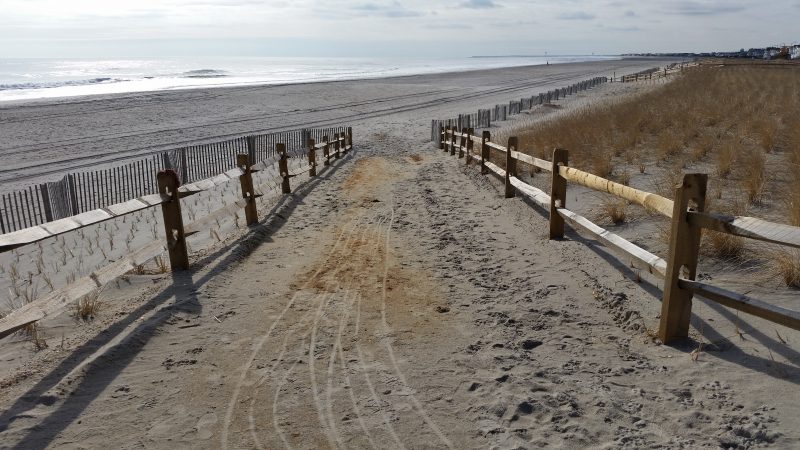 Empty on a January day, Sea Isle's beaches will be teeming with tourists come summer. The replenished beachfront is featured in the marketing campaign.