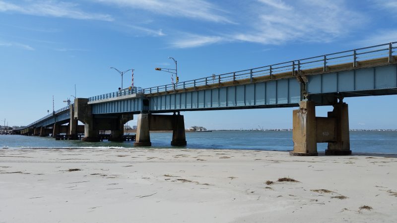 The nearly 80-year-old Townsends Inlet Bridge connects Sea Isle City with Avalon along the Ocean Drive.