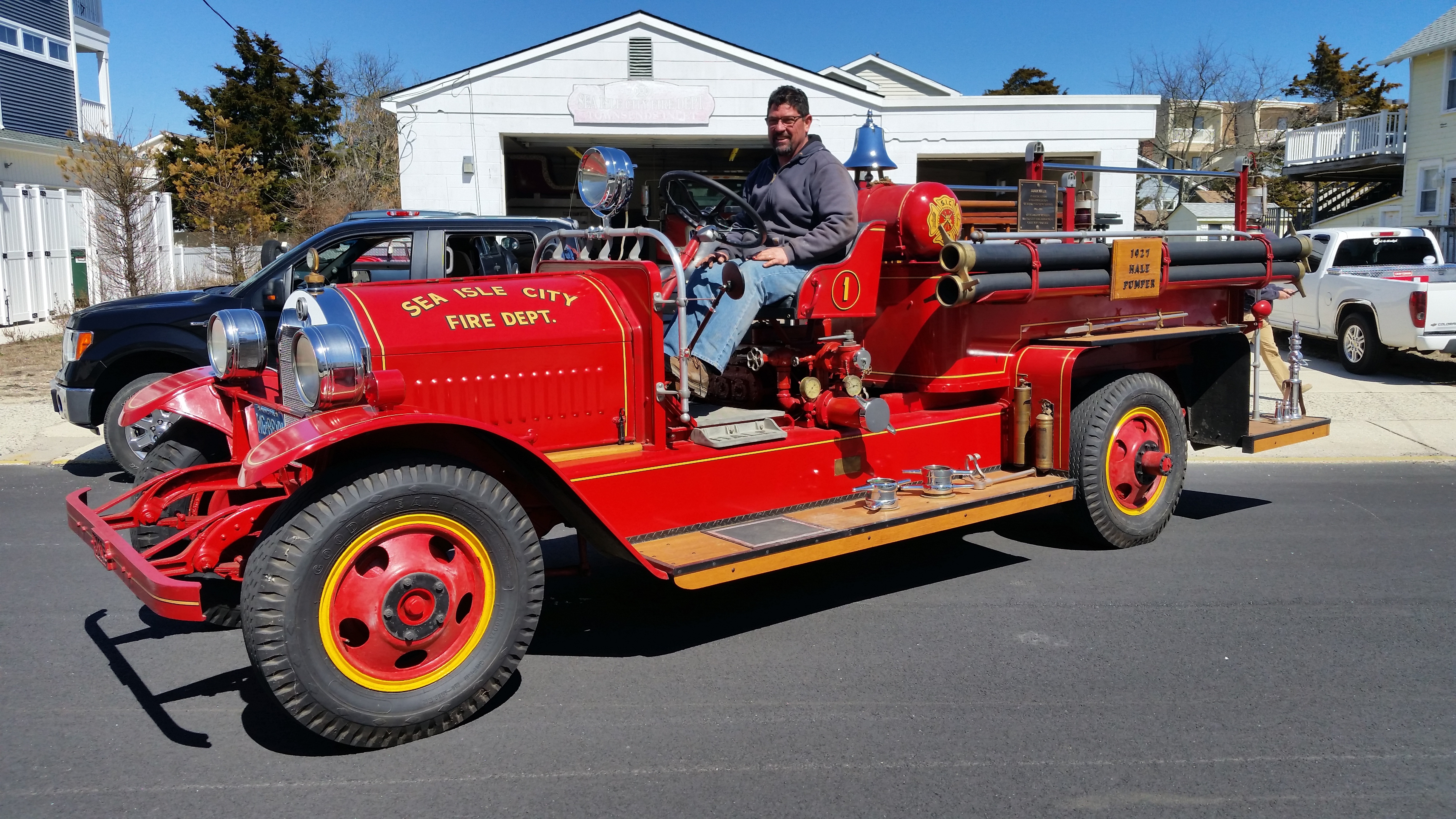 Vintage Sea Isle Fire Truck Roars Back to Life