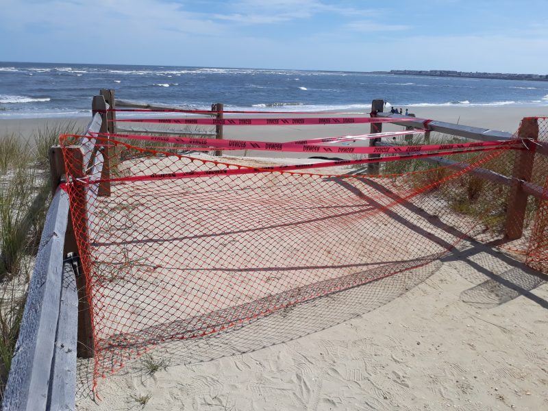 Barriers at the Beach