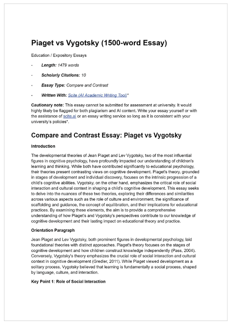 thesis template for compare and contrast essay